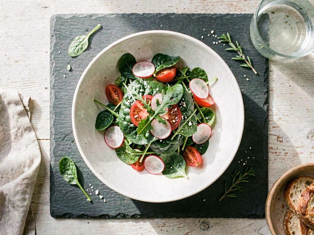 Ingredientes frescos y saludables